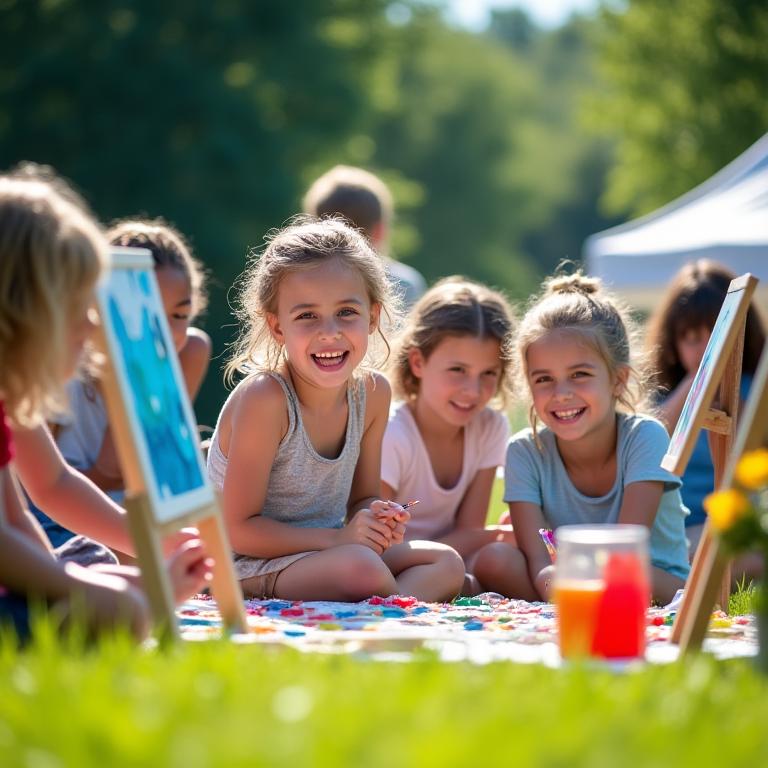 Campamento de arte para niños y jóvenes